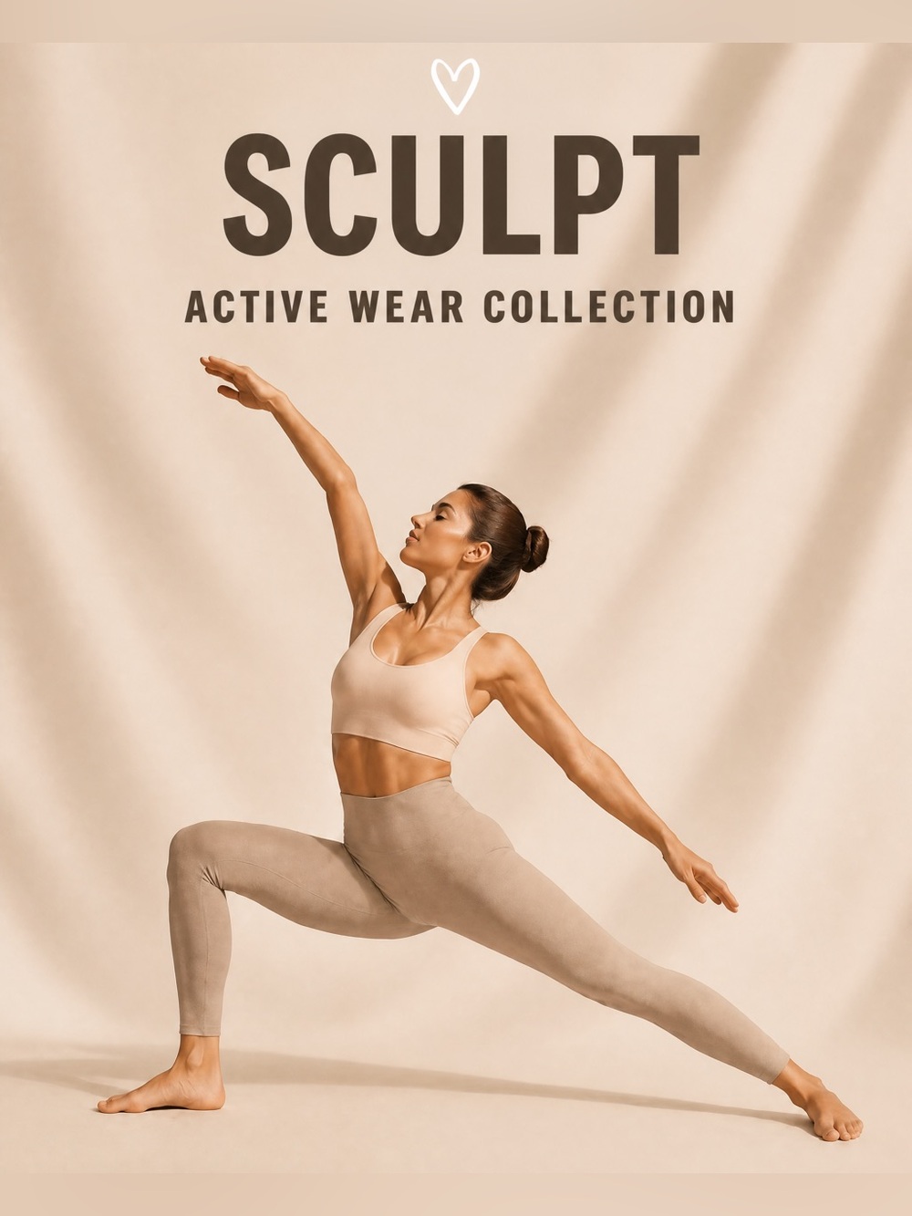 Yoga pilates sculpt minimalist Actiwear exercise wear